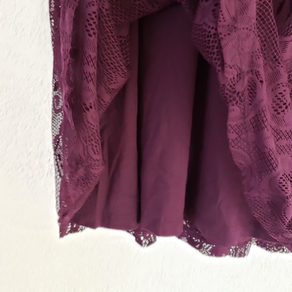 NWOT LACE BACK Purple EXPRESS Never Worn - Picture 5 of 8